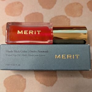 Merit Shade Slick Gelee Tinted Lip Oil - Les Deax